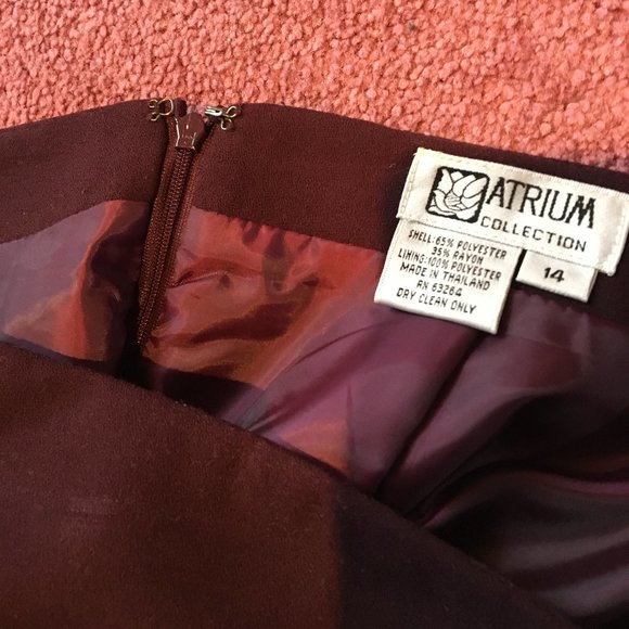 Atrium Collection Vintage 2-piece Blazer & Skirt Suit Set Size 14 - Picture 5 of 5